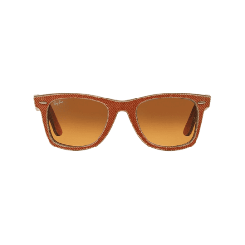 Ray-Ban RB2140 Wayfarer Orange Jeans w/Orange Gradient (1165/3C) RB 2140 11653C 50m